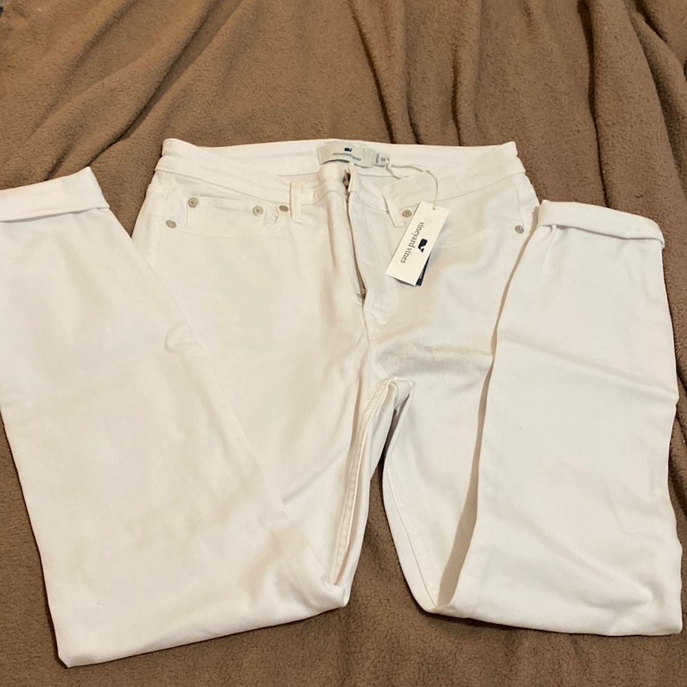 BNWT Vineyard Vines white Skinny jeans